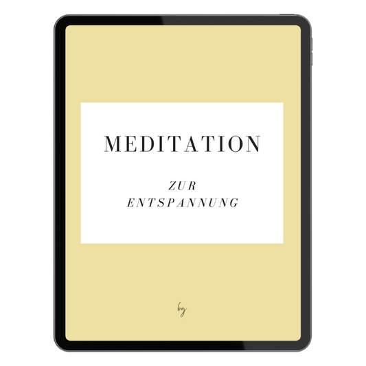 Meditation zur täglichen Entspannung (Bodyscan)